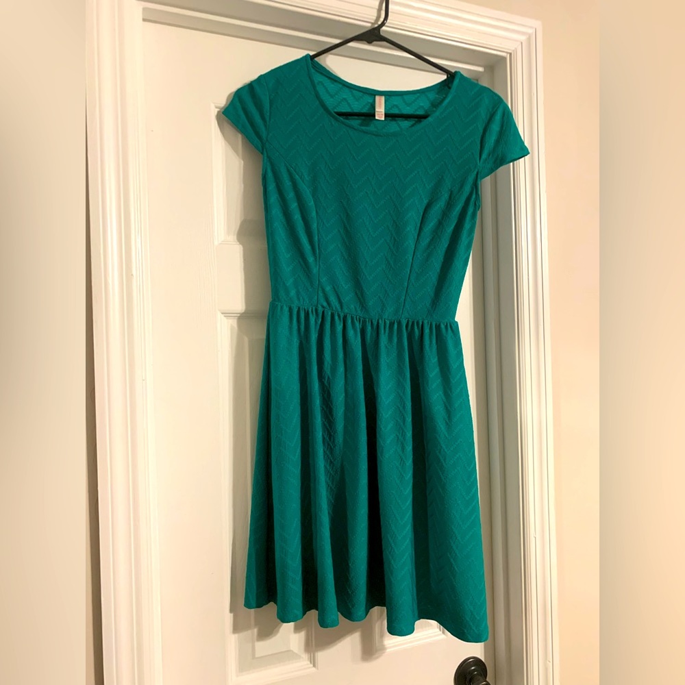 Chevron pattern dress